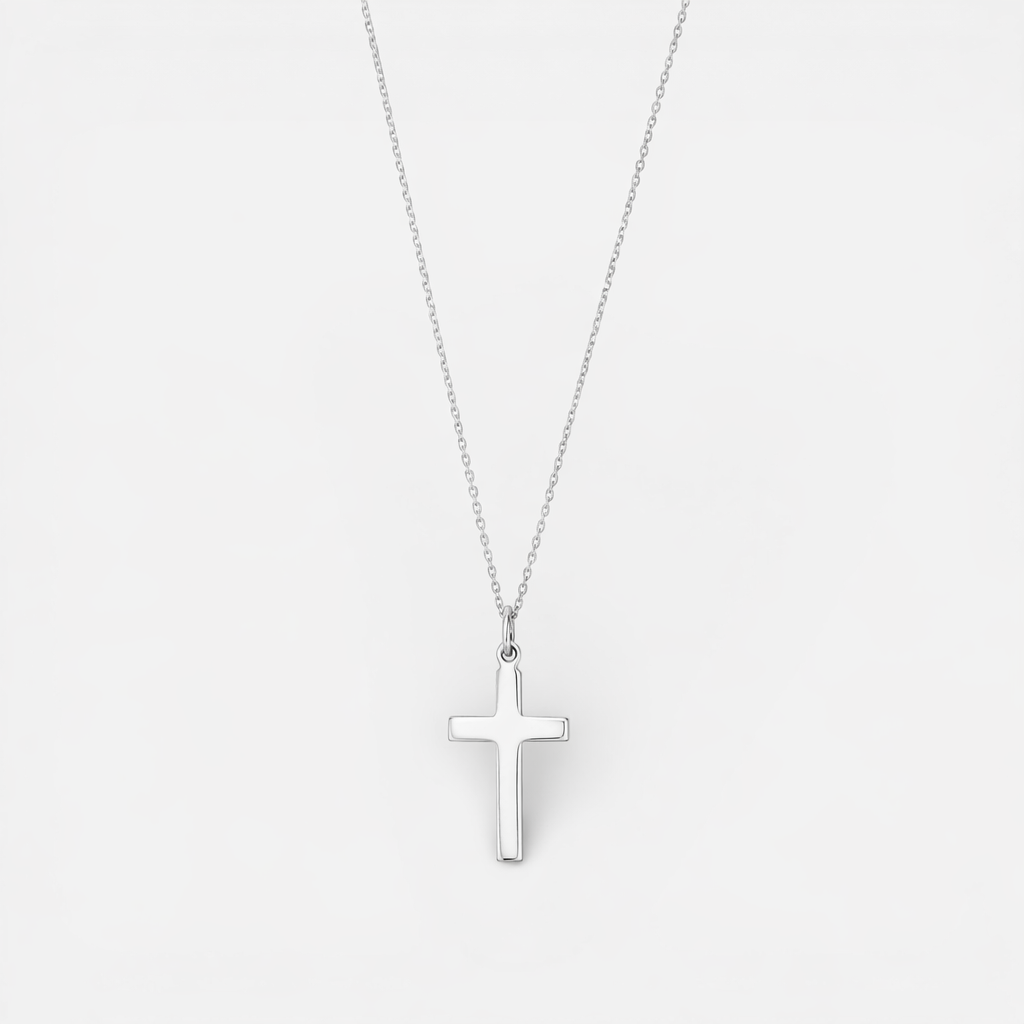 Nolvre | Women’s Cross Pendant Necklace – Gold-Tone