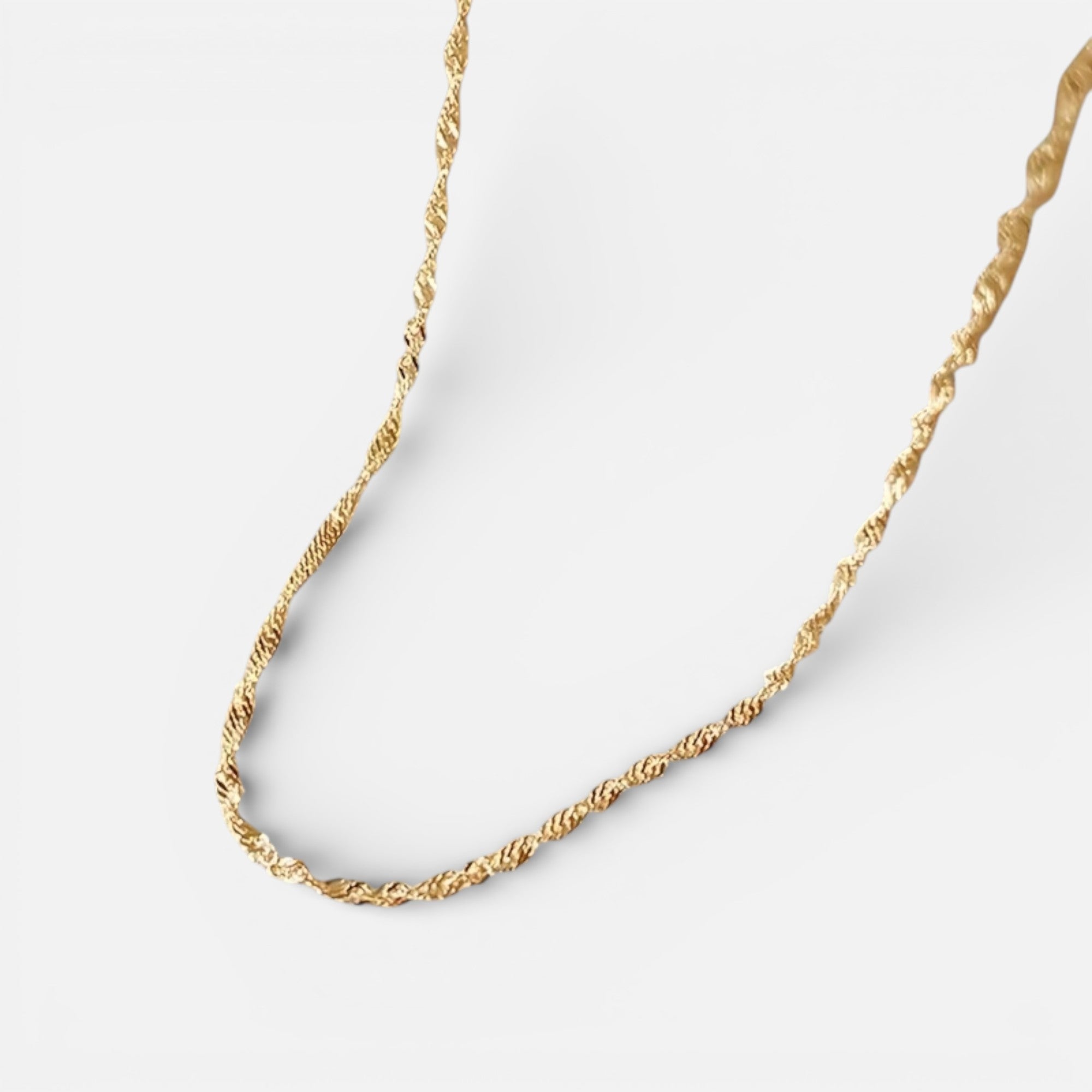 Nolvre | Women’s Wave Necklace – Stainless Steel