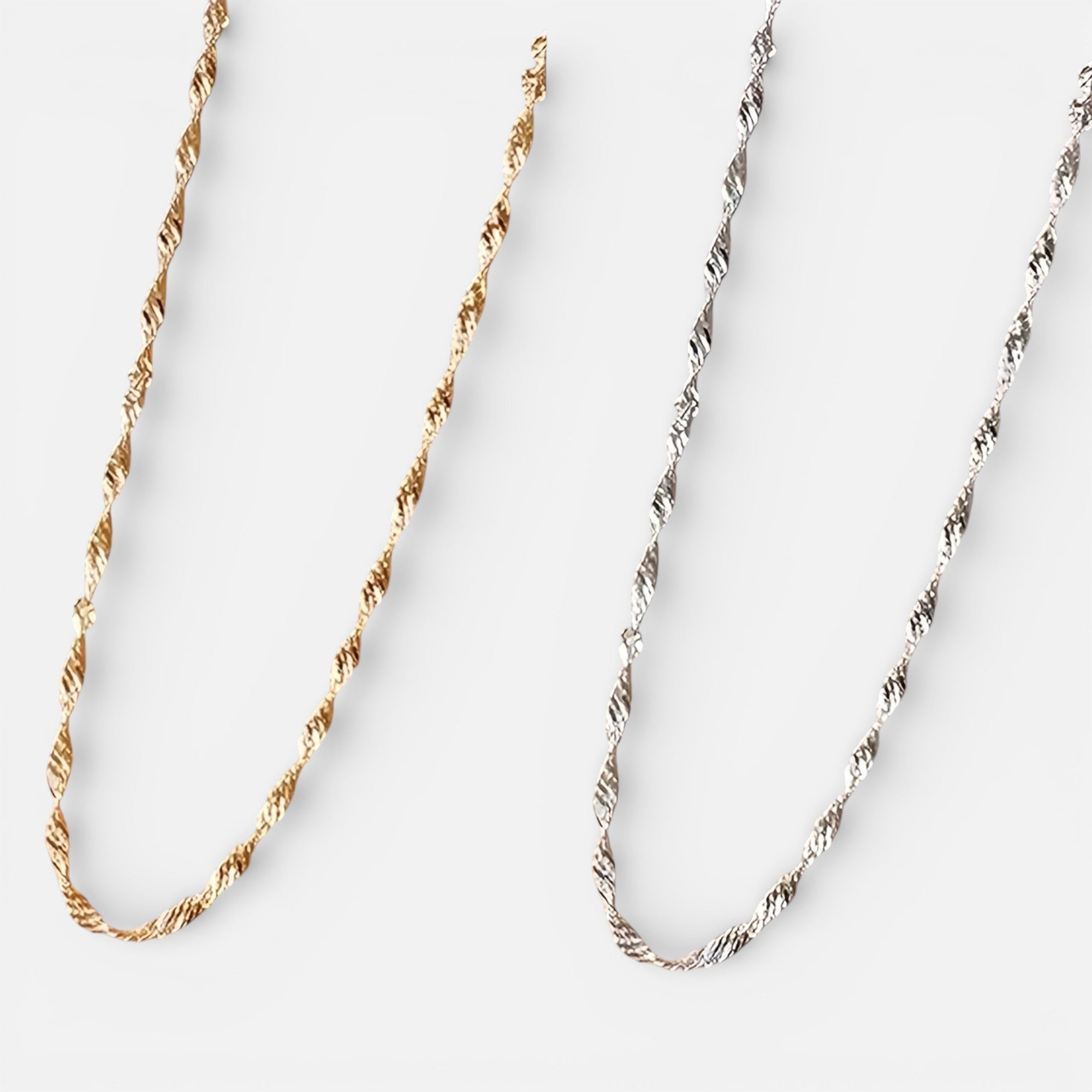 Nolvre | Women’s Wave Necklace – Stainless Steel