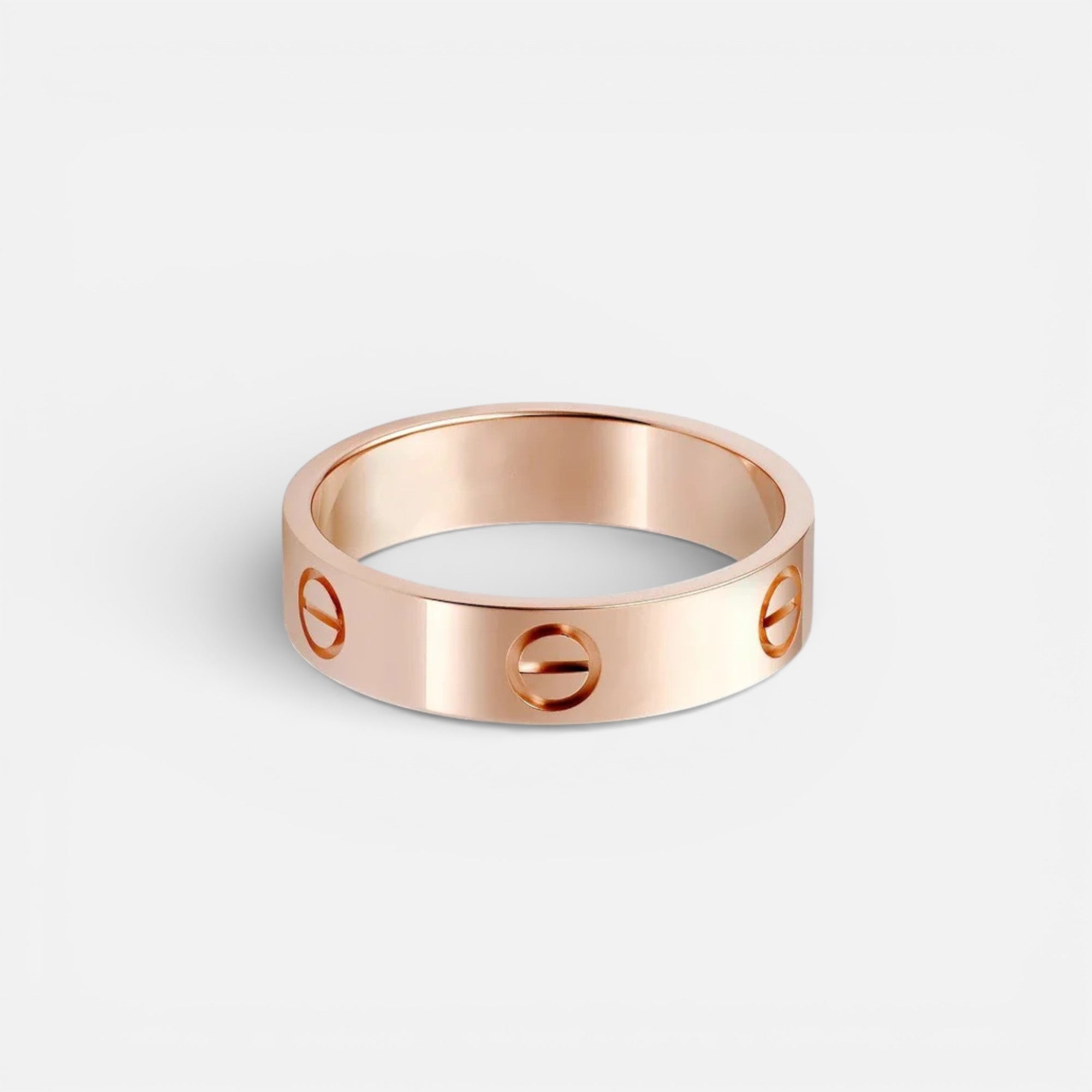 Nolvre | Women’s Gold-Tone Ring – Stainless Steel